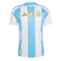 Camisa de Futebol Argentina Equipamento Principal Copa America 2024 Manga Curta